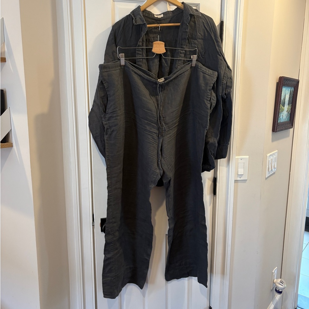 Bed Thread Linen Pajamas